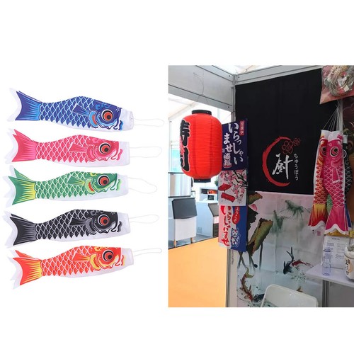 5pcs japanese carp windsock - 5pcs,