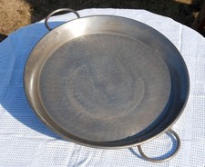 Genuine Spanish Steel Paella Dish by Paelleras Valencianas El Cid 38.5cm