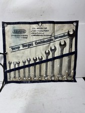 Gedore Metric Combo Spanner Set Quality in a Roll Up Holder 11 Piece Holder