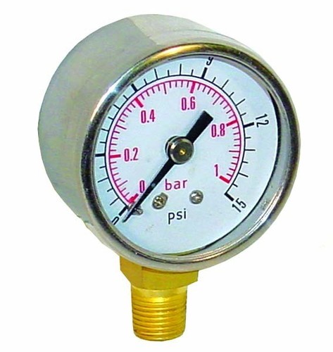 Sytec fuel pressure gauge - fuel, 0