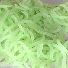 10 Lifelike Glow Earthworm Lures 8cm Worm Soft Bait Perch Trout Drop shot LRF