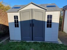 Lifetime 10 Ft. x 8 Ft. Outdoor Storage Shed double doors heavy duty amazin shed