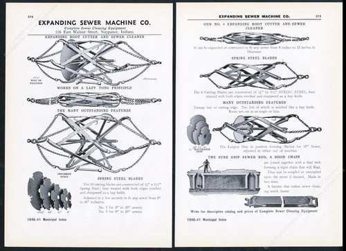 1940 expanding sewer machine - expanding,