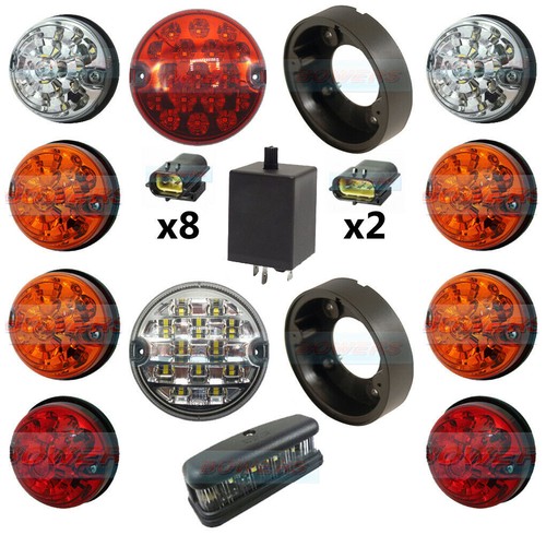 Complete 11x coloured led - complete,