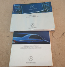 MERCEDES CLS COMAND APS SAT NAV OWNERS MANUAL & CLS OPERATING INSTRUCTIONS DVD