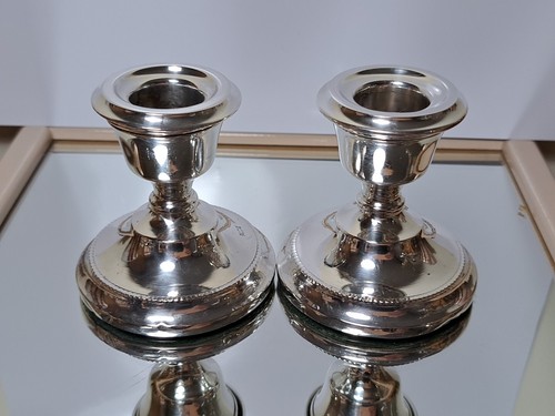 Pair vintage silver - of,