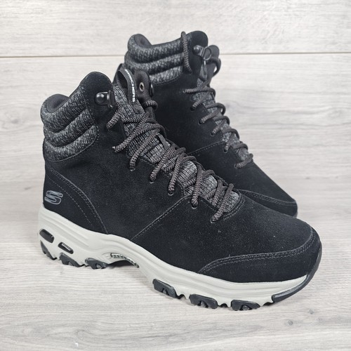 Skechers black walking boots - skechers,