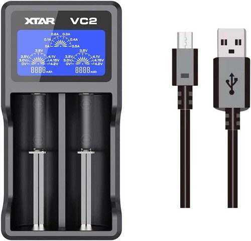 Xtar vc2 usb lcd - vc2,