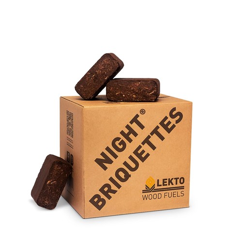 Night briquettes 20kg 20 - briquettes,