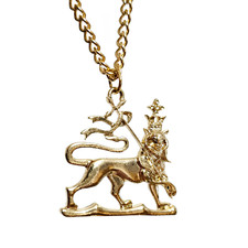 Lion judah gold pendant - of,