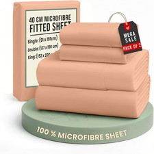 2 Pack Fitted Sheet Ultra Soft