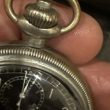 WW2 US Air Force Hamilton Model 23 Chronograph Pocket Watch P437