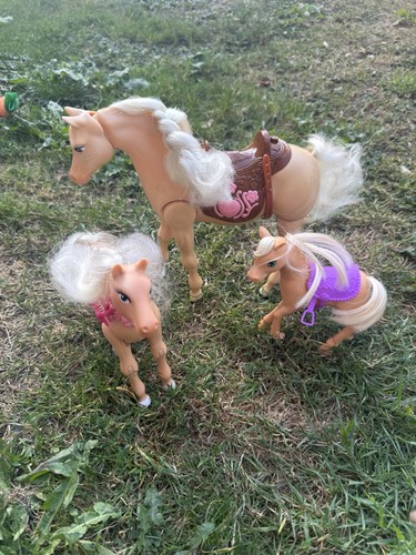 Barbie horse family set - -,