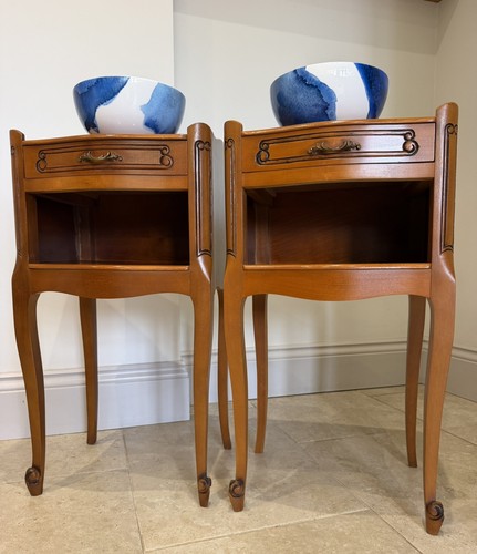 Pair french carved single - pair,