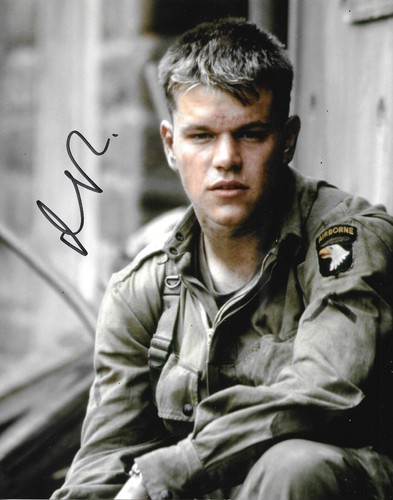 Matt damon signed - matt,