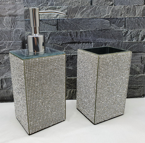 New diamante glamour glass - new,
