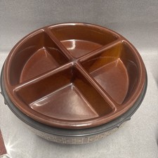 Vintage Ekco Hostess Carousel Heated Food Server Hot Plate 1970s Fully Working