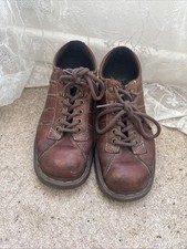 Martin brown leather shoes - dr,