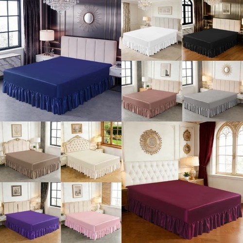 Luxury silk satin valance - luxury,