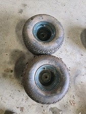 countax hayter 18 9.50 8 ride on rear mower Garden wheels rims two pair back