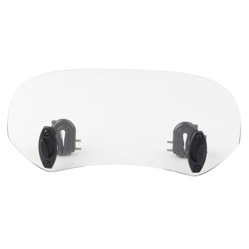 Adjustable clip windshield - adjustable, on