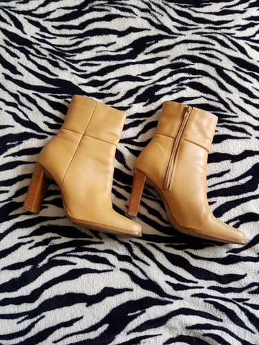 Faith boots beige - boots, leather