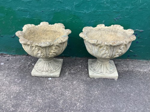 Pair old weathered antique - of,