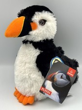 Aurora Flopsies Puffin Soft Toy Plush 7” Brand New with Tags Cute Bird Teddy