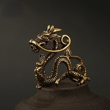 Pure Copper Lion Figurine