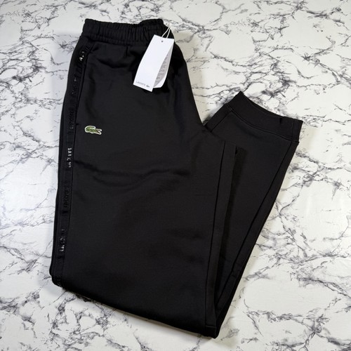 Lacoste mens black - tape, logo
