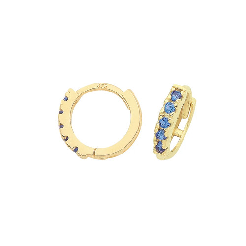 Huggie earrings 9ct yellow - huggie,