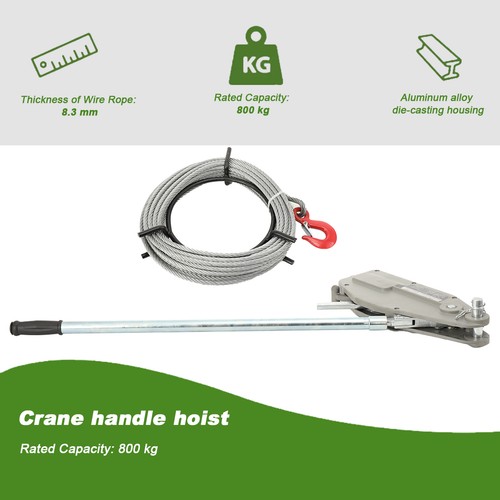 Crane handle hoist - handle, duty