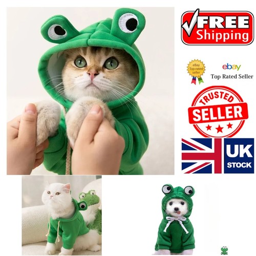 Pet hoodie frog costume for - -,