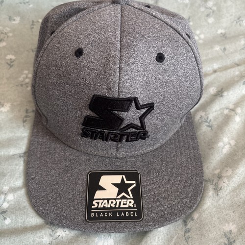 Starter black label grey - black, twill