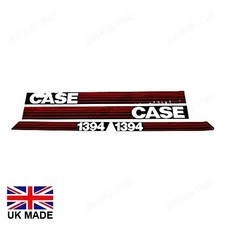 REPLACEMENT BONNET DECAL SET FOR DAVID BROWN 1394 TRACTOR.