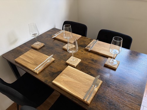 Solid oak placemats - , and