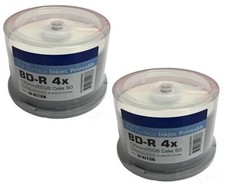 100 Ritek BD-R Inkjet