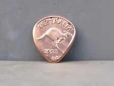1953 AUSTRALIAN OLD HALF PENNY COIN GUITAR PICK-PLECTRUM GIFT BIRTHDAY