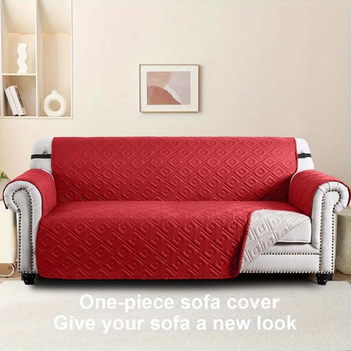 Quilted sofa cover furniture - quilted,
