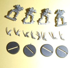 Warhammer 40k -  Necrons -  4x Classic  Metal Necron flayed Ones, One