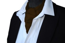 SATIN Neck Tie Cravat Ascot - ALL COLOURS