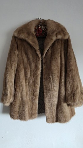 Vintage mink fur coat - vintage,