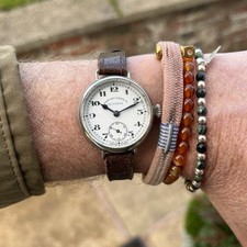 Super vintage 1930's West End Watch co Secundus military issued CSI Trench watch