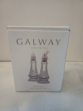 Galway Irish Crystal Ashford Salt and Pepper Shaker Set