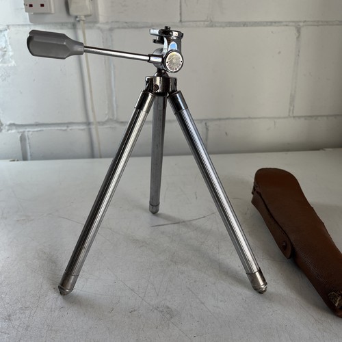 Velbon vintage chrome tripod - vintage,