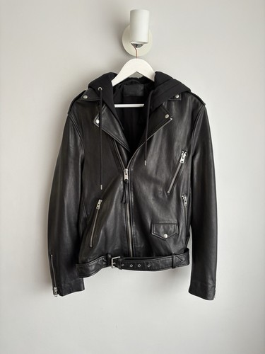 All saints leather jacket mens - saints,