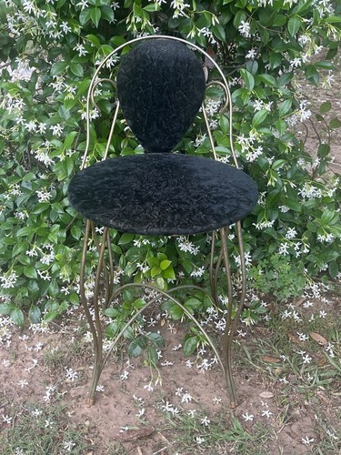 Vintage vanity chair stool - vanity,