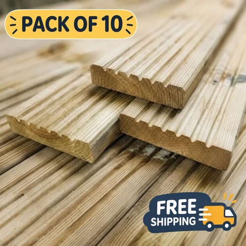 Treated deck boards 120 x - deck,