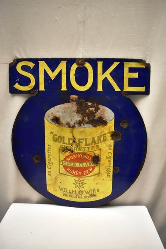 Vintage gold flake bus stop - vintage,