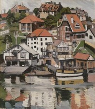 Corner of Mosman Bay – Margaret Preston  Art Print – 1929 Modernist Australian